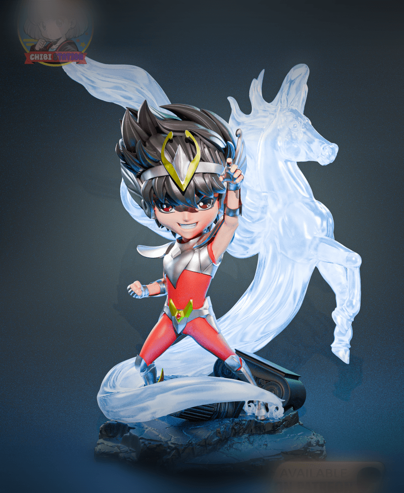Saint Seiya Chibi - Premium Collectible 3d model