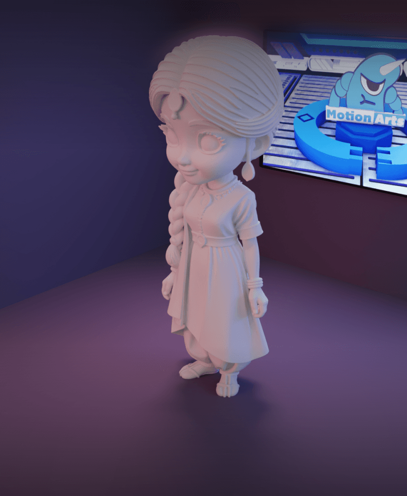Garota indiana.stl 3d model