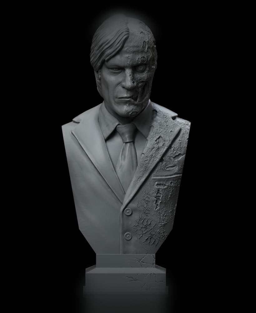 Harvey Dent Bust 3d model
