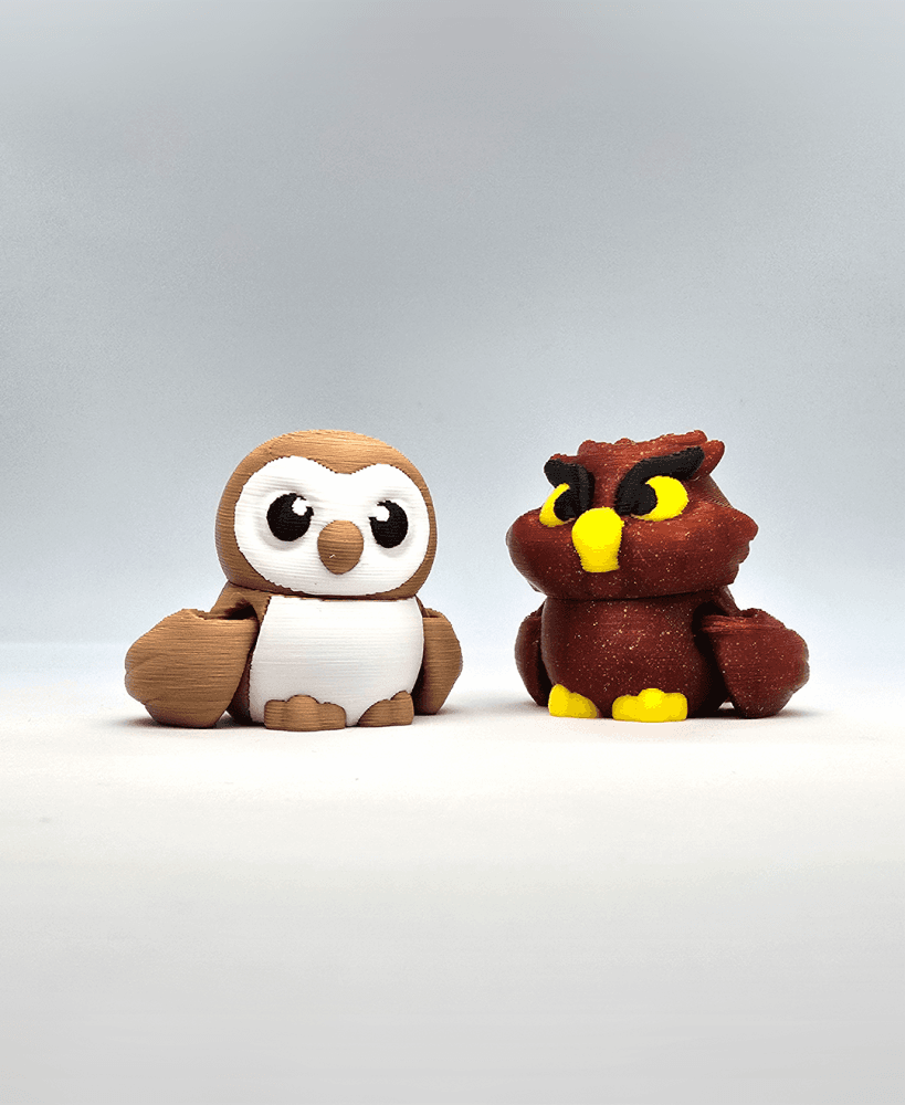 3DL Owls 3d model