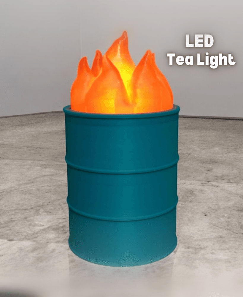 Oil Barrel LED Tea Light 3d model