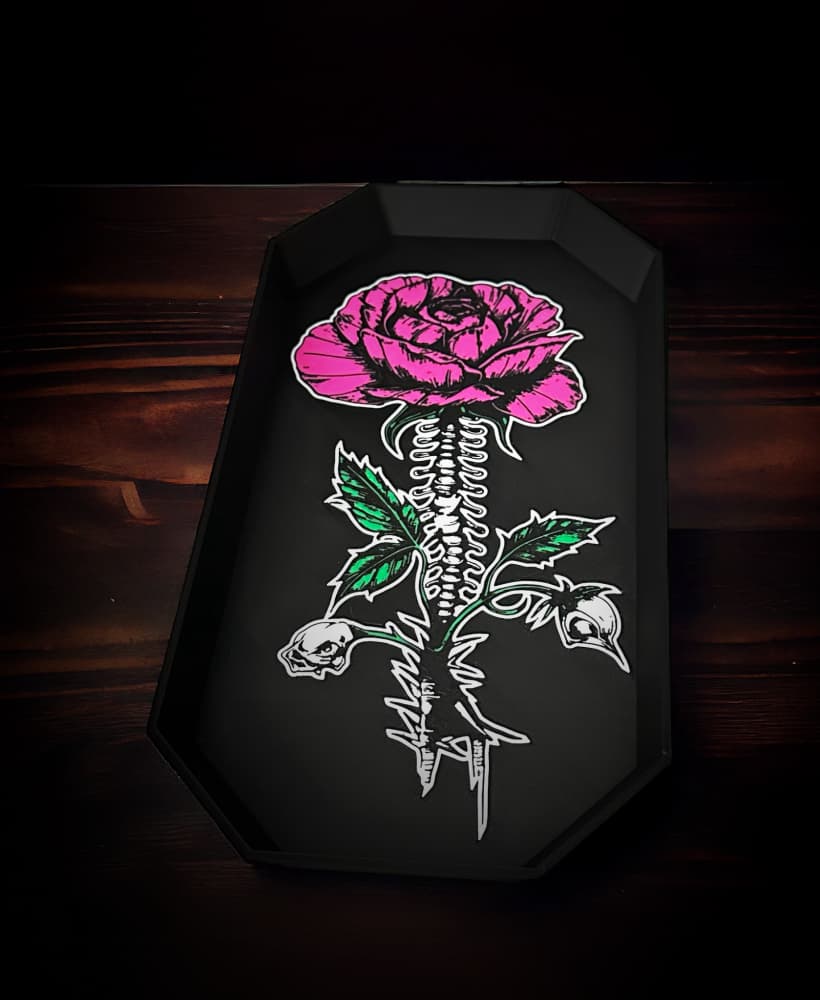 Rose Spinal Growth Tray 3d model