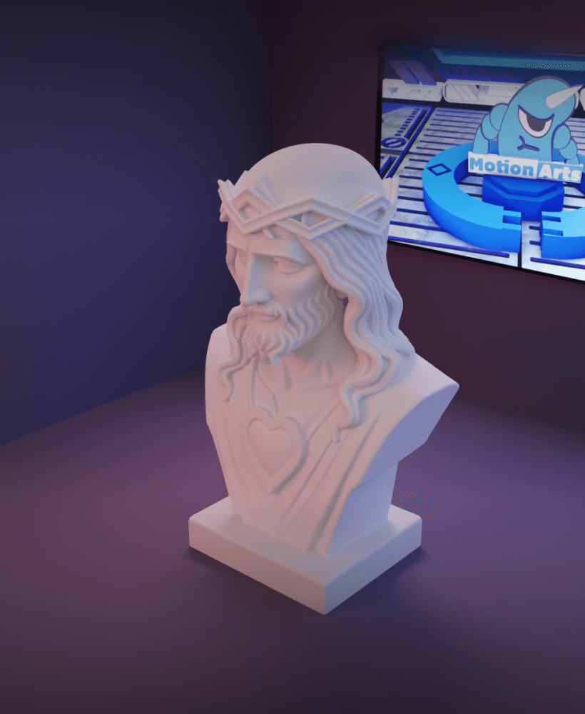 Busto Jesus.stl 3d model