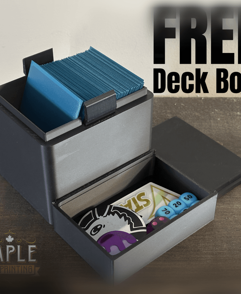 Snap Shut Deck Box - Basic Version 3d model