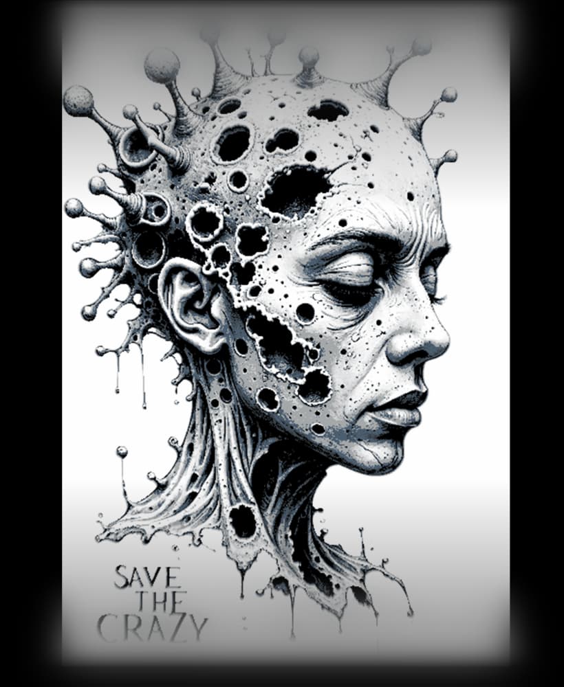 Just a little bit - Save the Crazy Wall Art 3d model