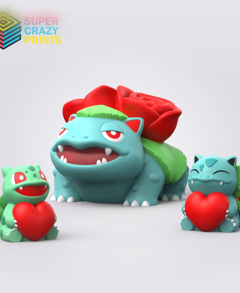 Valentine Bulbasar Evolution 3d model
