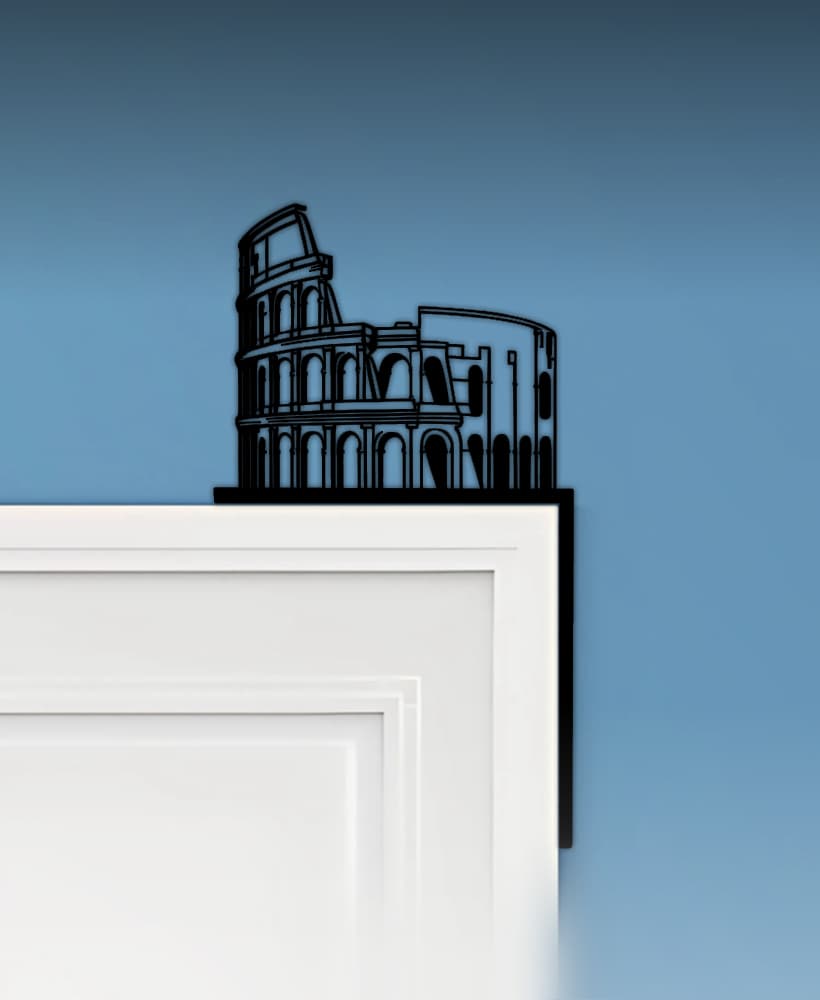Colosseum Door Corner Decor 3d model