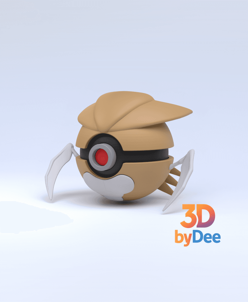 Kabutops Pokeball 3d model