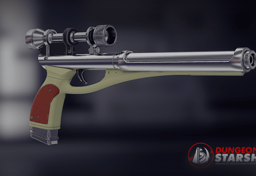 Cad Bane LL-30 Blaster - Clone Wars 3d model