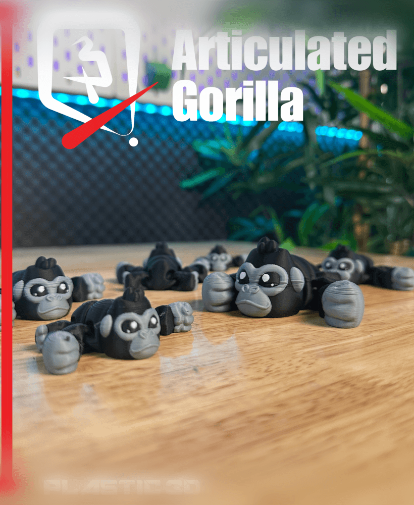 Articulated Gorilla 3d model
