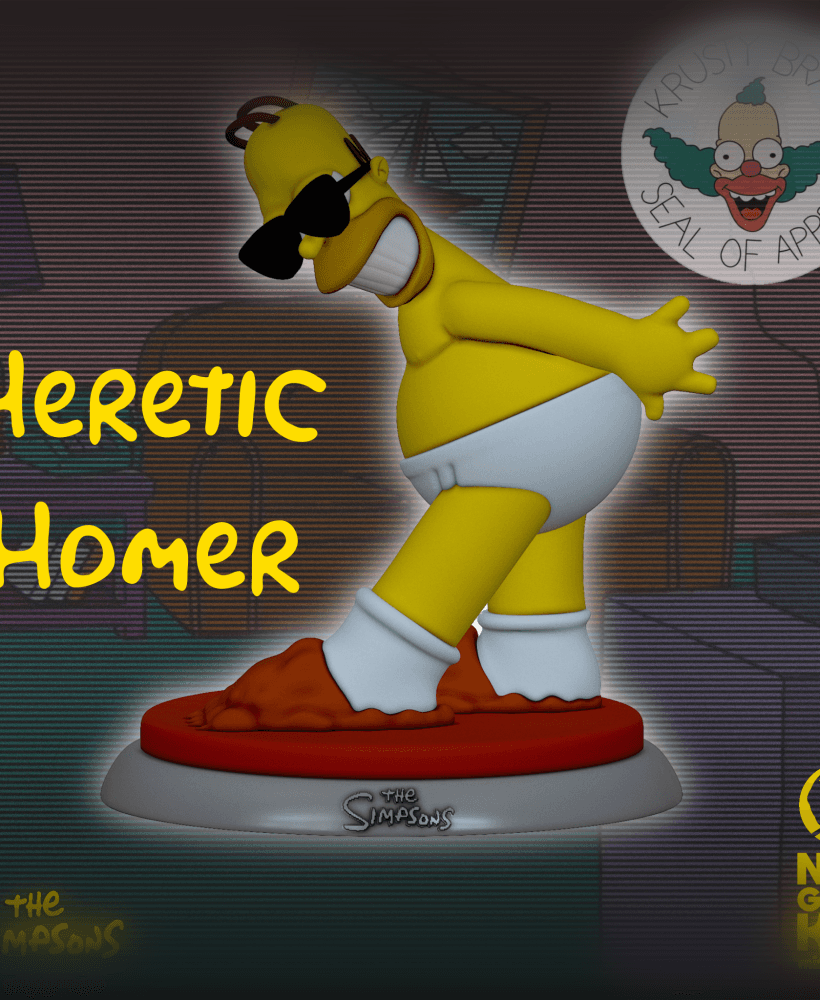 Homer the heretic 3d model
