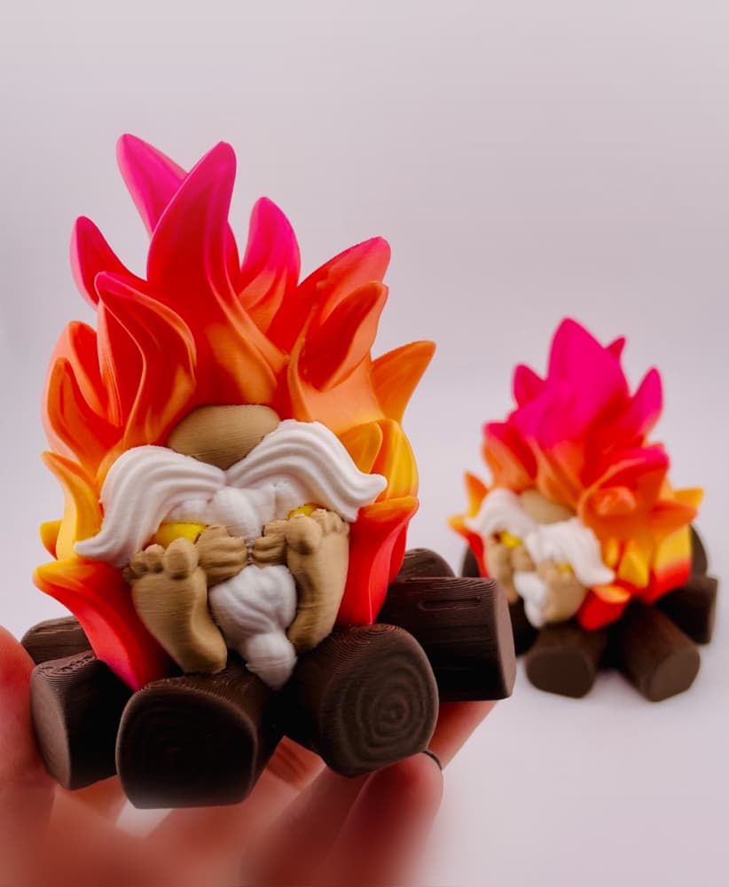 Campfire Gnome 3d model