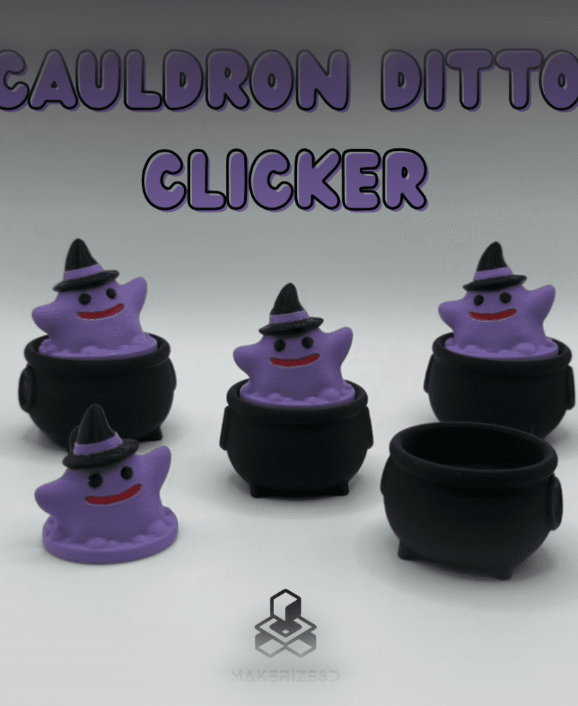 Cauldron Ditto Clicker 3d model