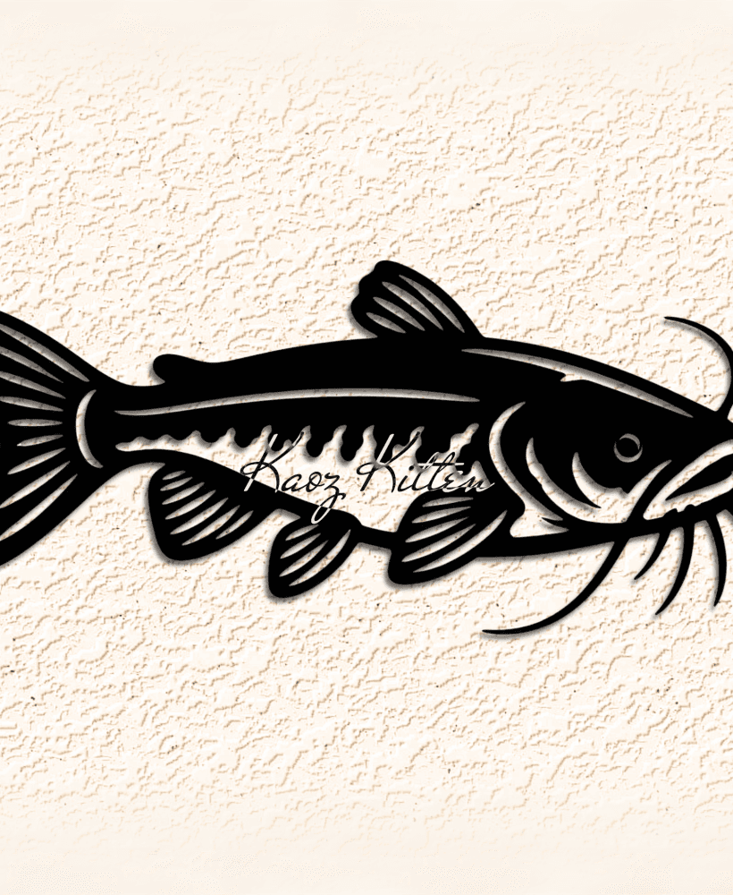 CATFISH-R Wall Art Home Decor 3d model