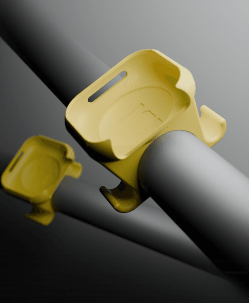 Apple Watch Series 9, 8 and 7 Handlebar Mount for Cyclists 3d model