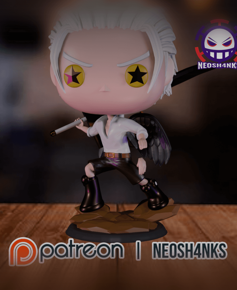Seraphim Hawk Funko style 3d model