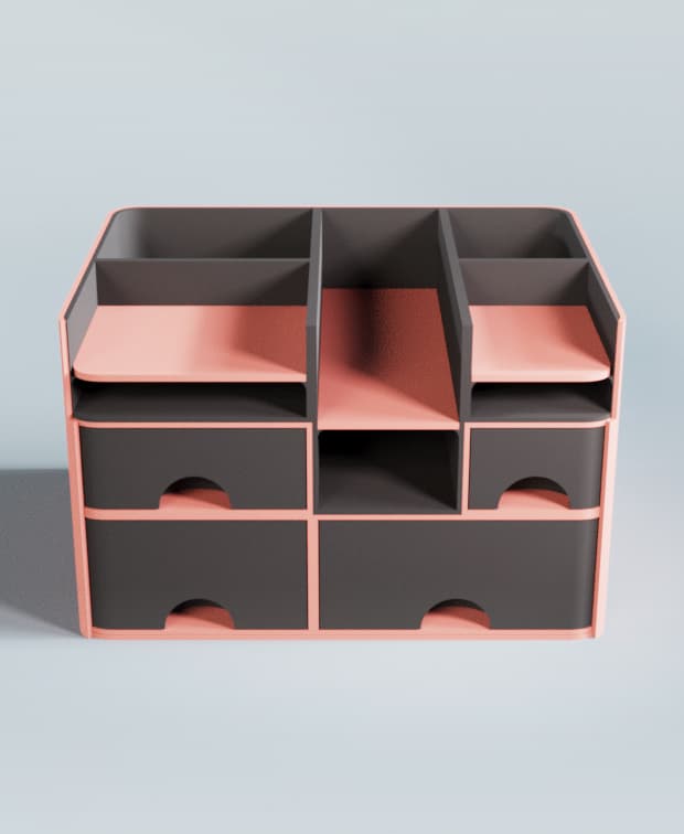Desk Organizer Multitask 3d model
