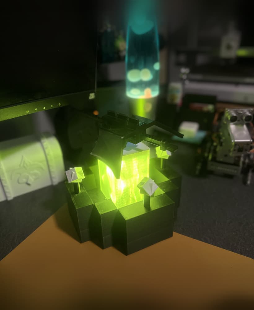 Ender Dragon Lamp 3d model
