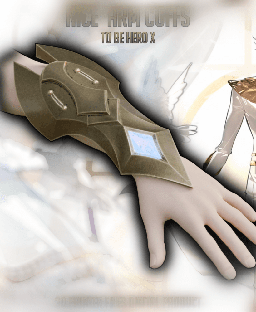 Nice Arm cuffs from to be hero X 3d model
