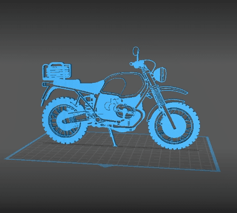 BMX - R80S Wall Art 3d model