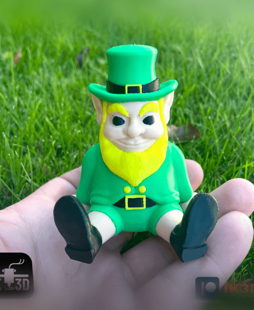 Leprechaun Shoulder Pal / No Supports / 3MF Included 3d model