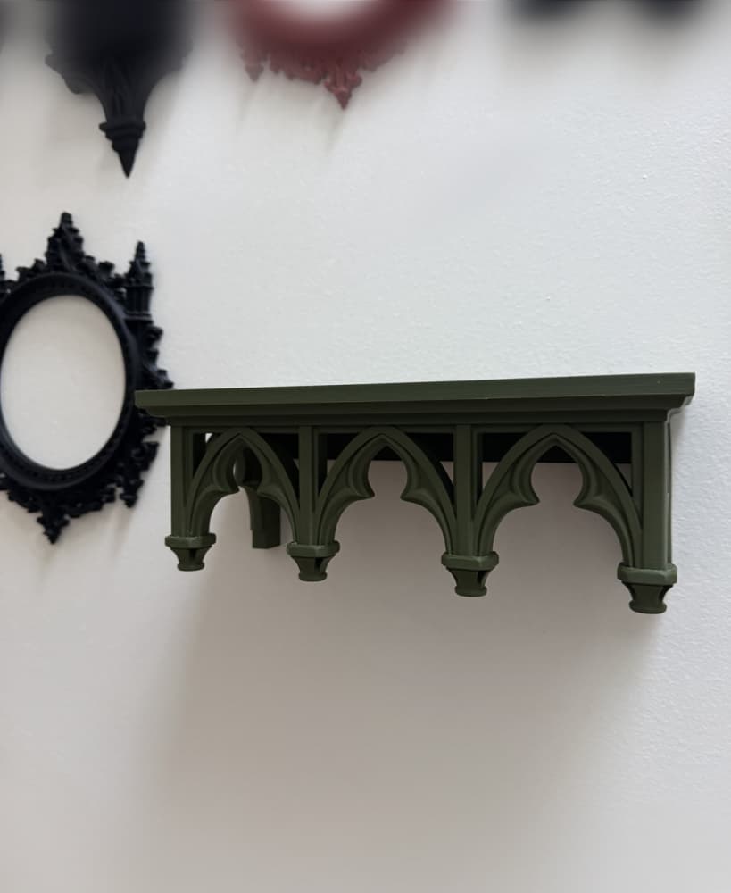 Baroque Wall Shelf 3d model