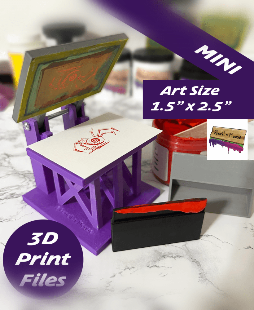 MINI Screen Printer 3d model