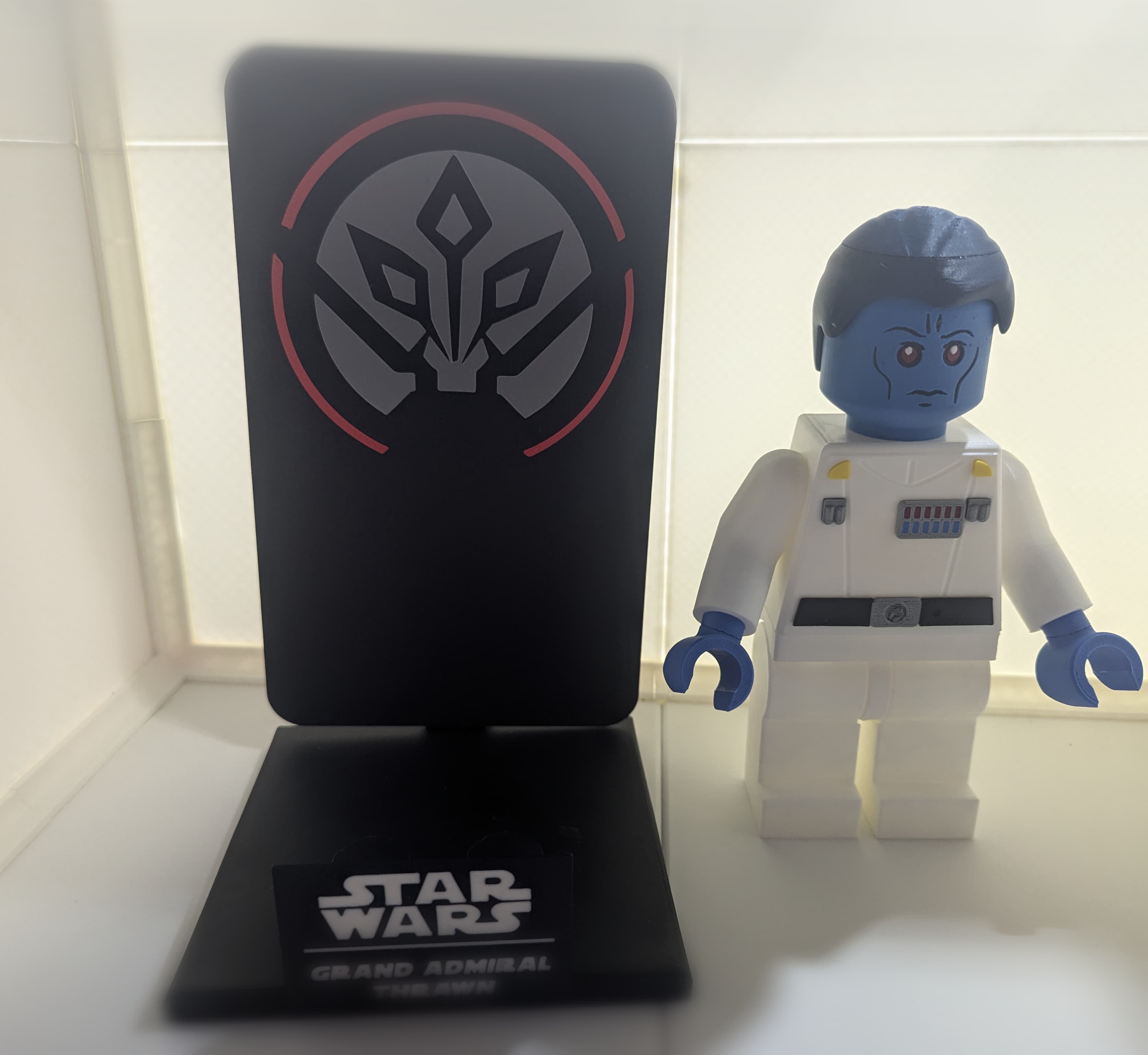 Grand Admiral Thrawn Multicolor Nameplate Set 3d model