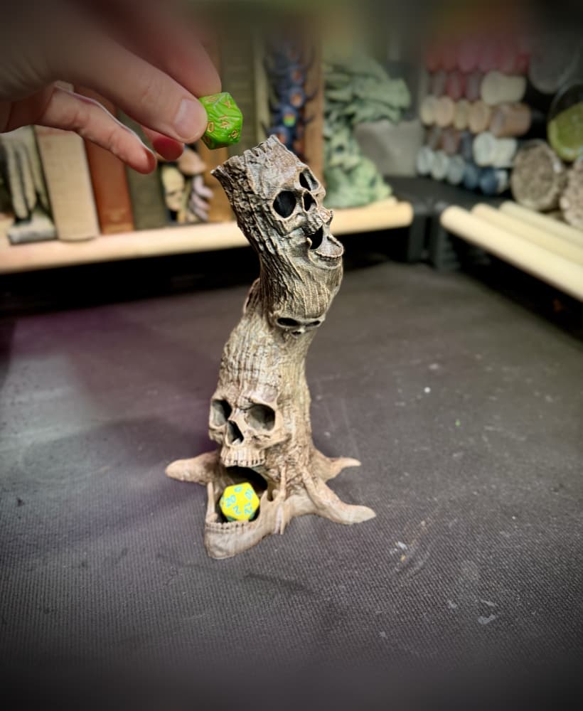Tormented tree dice tower 3d model