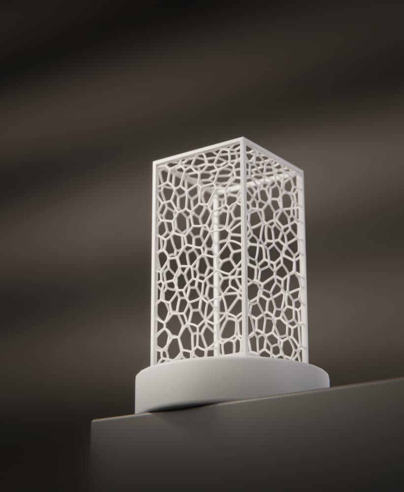 Parametric Lamp 6 3d model