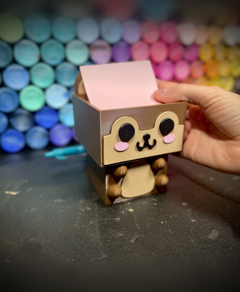 Squarrel Post It Organizer 3d model
