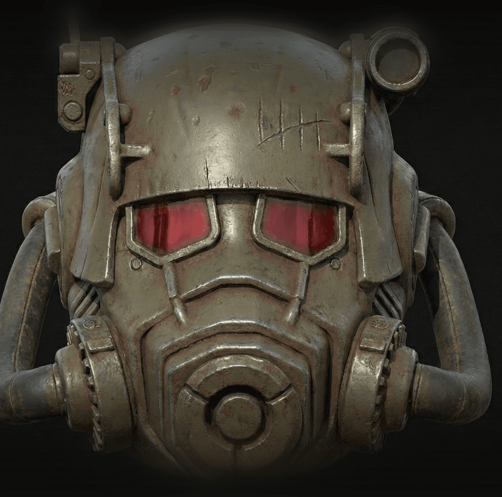 NCR Power Armor Helmet 3d model