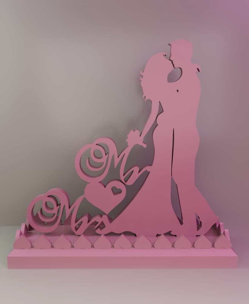 Couples, DECORATION, DESK DECORATION 3d model