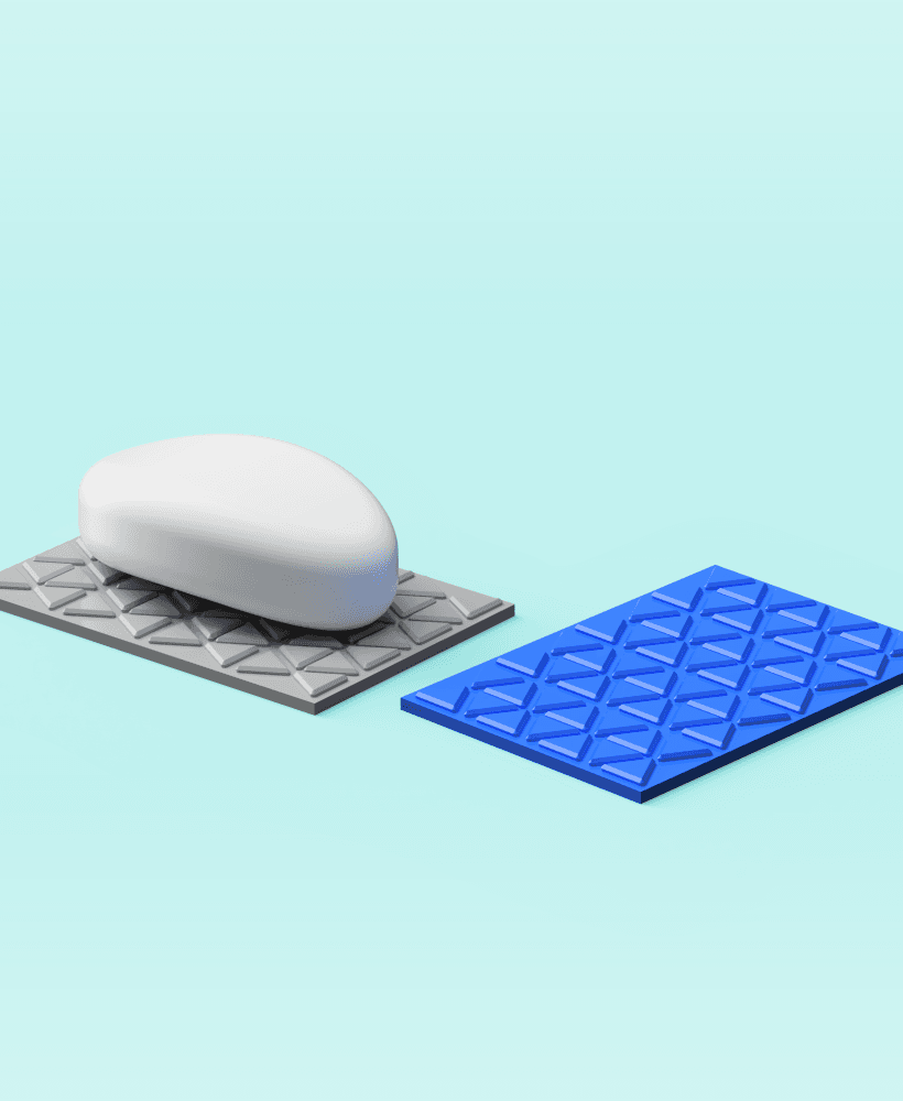 Tessellation Patterned Soap Dish 3d model