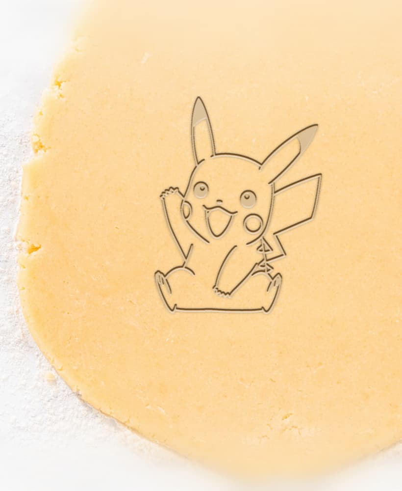 Pikachu Cookie Cutter, Biscuit Cutter 3d model