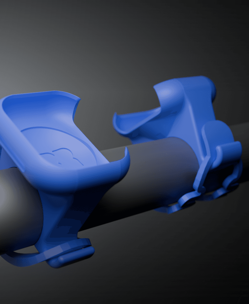 Apple Watch Series 10 Handlebar Mount for Cyclists 3d model