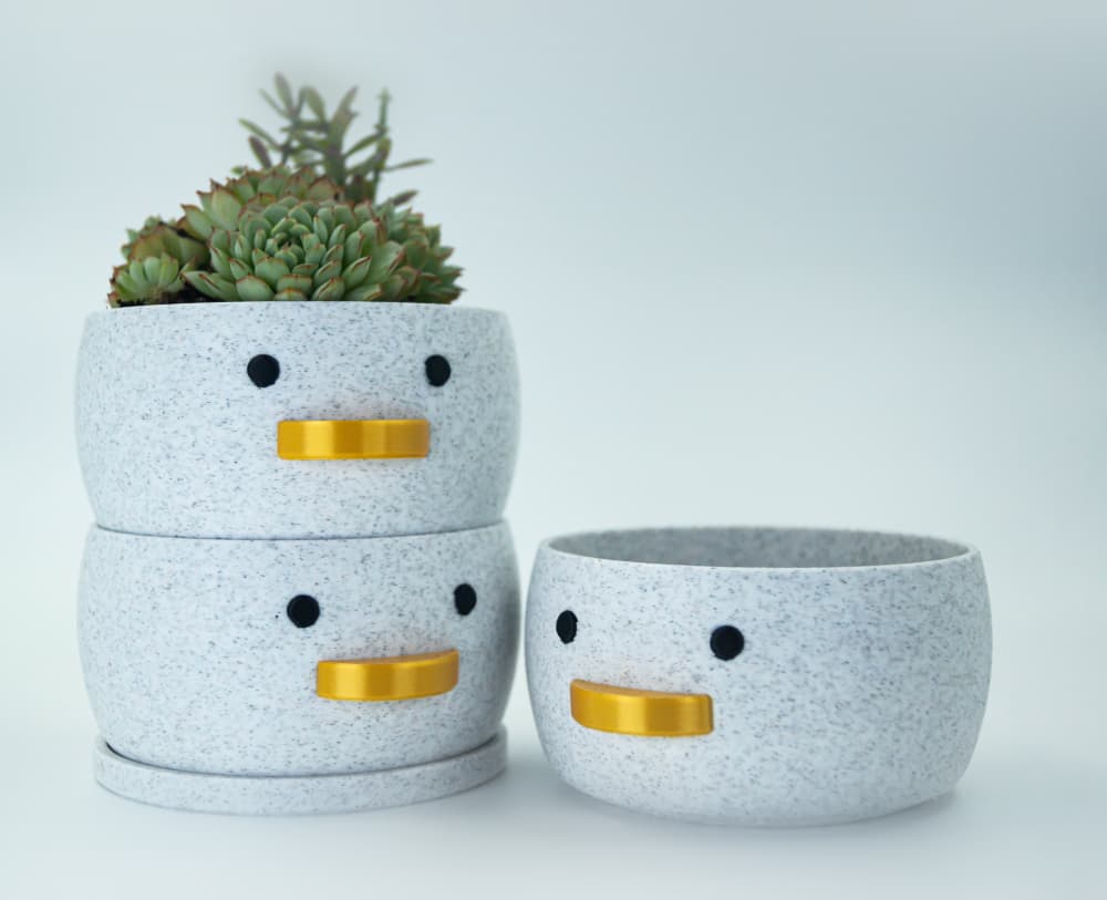 Mini Duck Planter 3d model