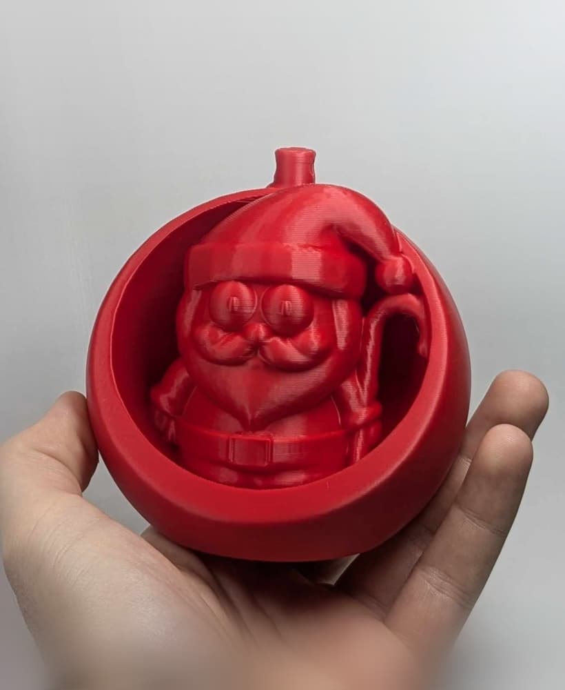 Santa Ornament 3d model