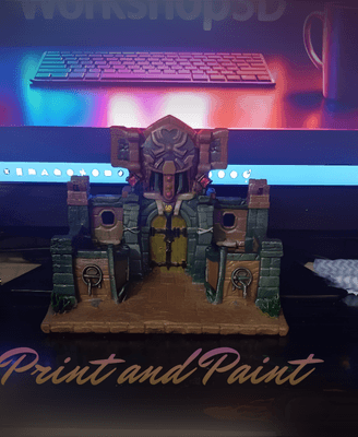 Medieval_Gate_Diorama_WorkShop3D_KF2 3d model