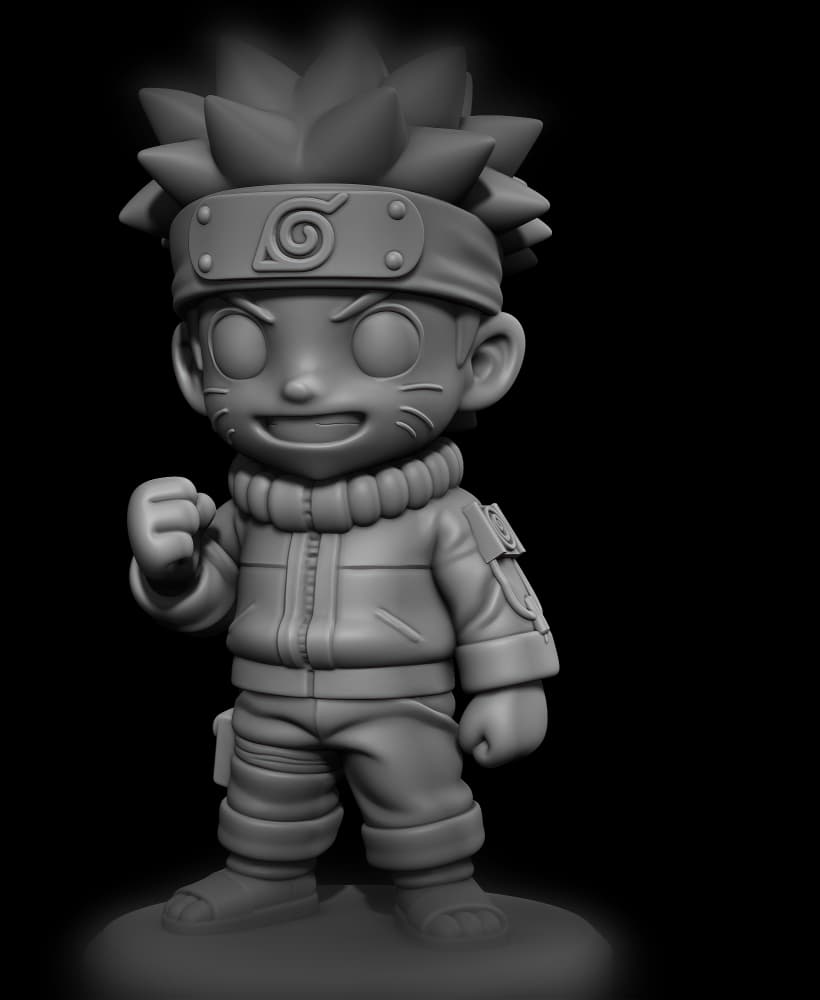 Naruto Chibi 3d model