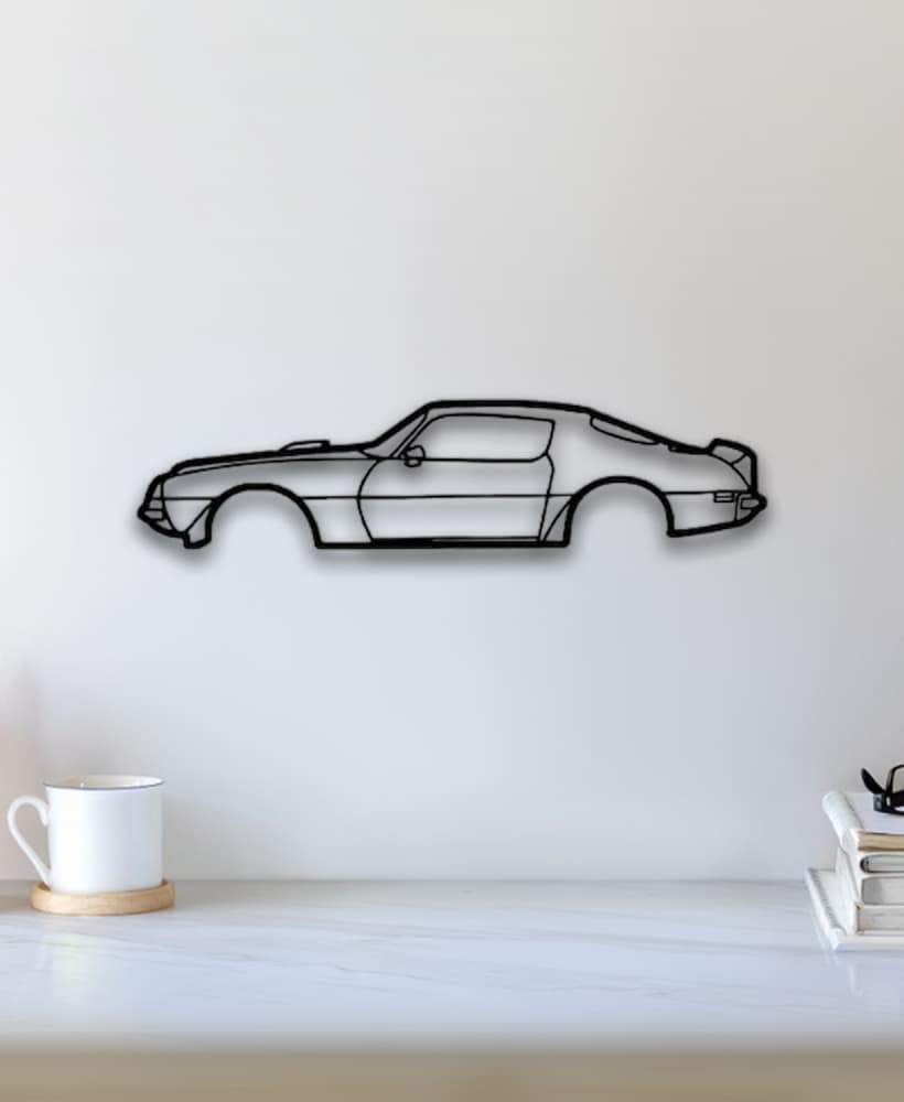 1977 Pontiac Wall Art 3d model