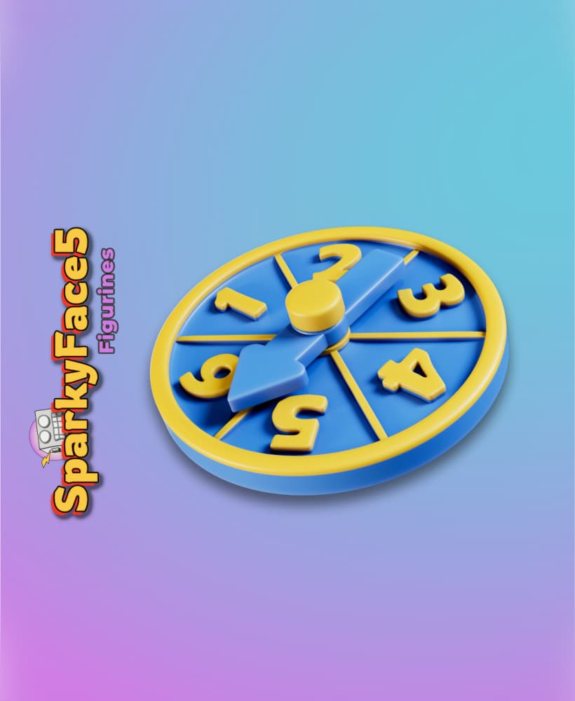 Number Spinner 3d model