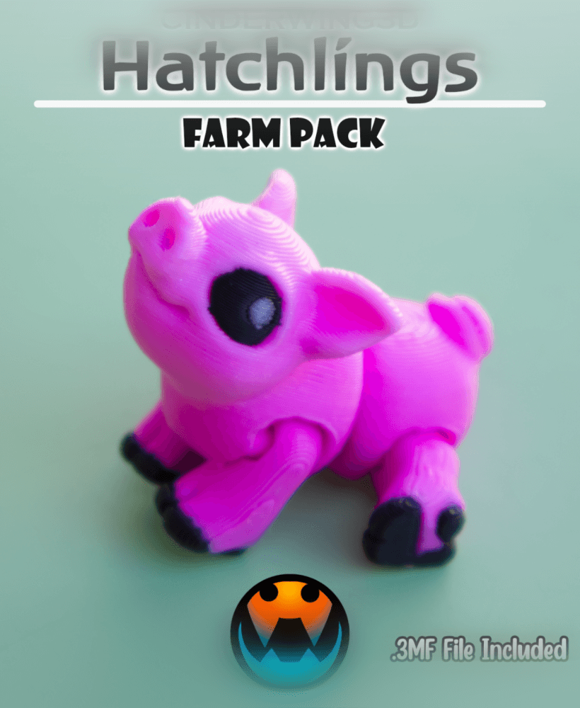 Pig - Hatchling 3d model