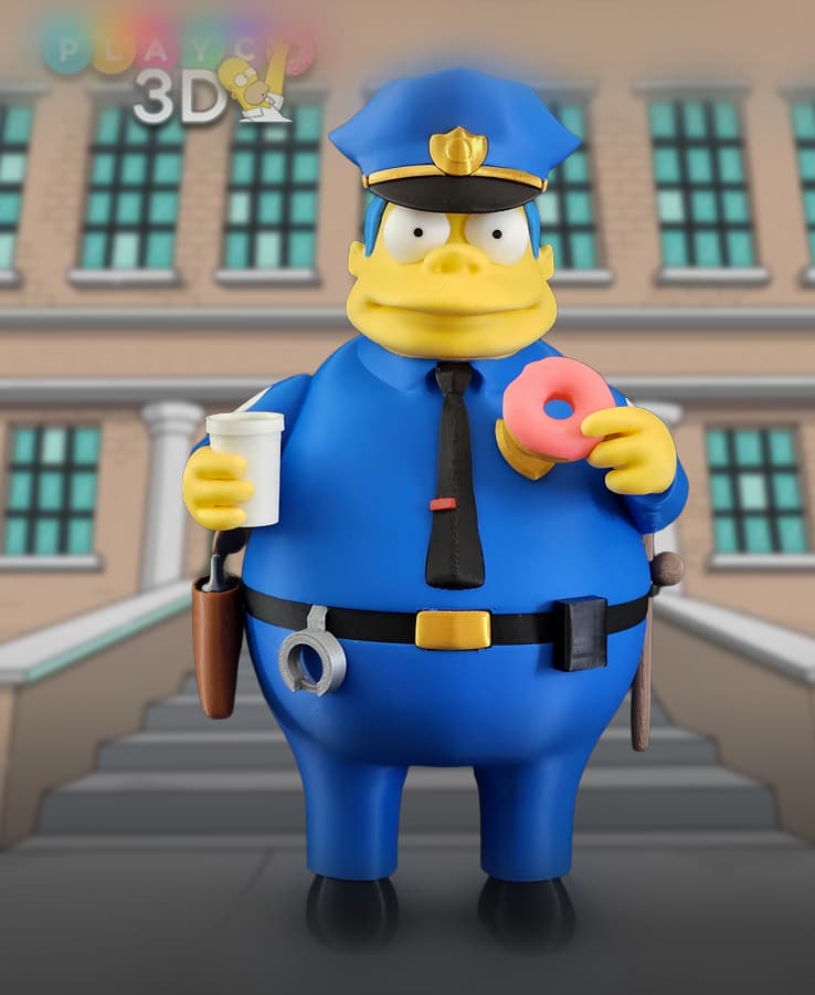 Chief Wiggum 3d model