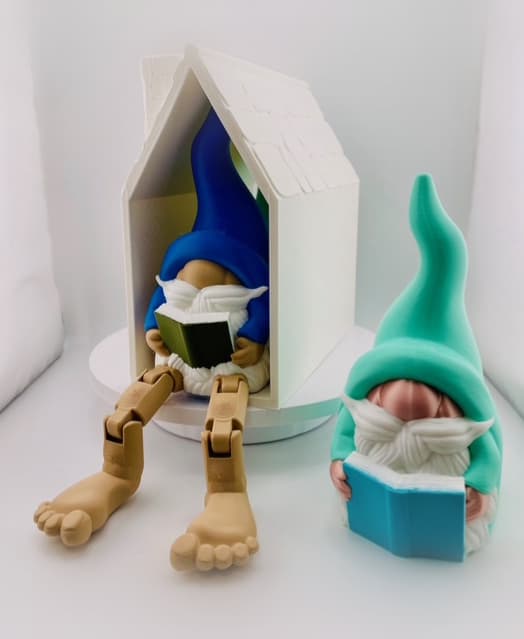 Gnome Book Nook 3d model