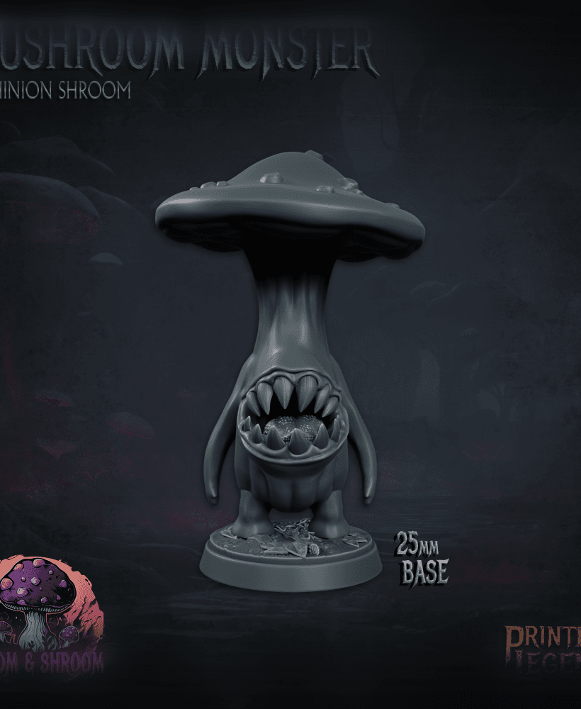 Mushroom Monster 02 (25mm Base) 3d model