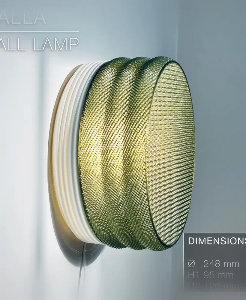 MALLA | Woven Wall Lamp E14/26/27 3d model