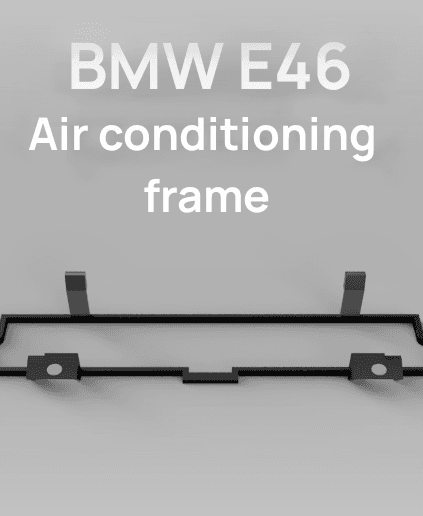 BMW E46 Air Conditioning Frame 3d model