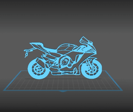 Yamaha - R1 Wall Art 3d model