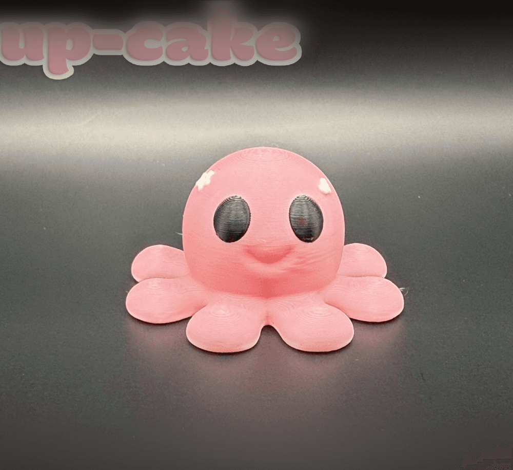 Chonky Chaps: Cupcake Octopus Figure 3d model